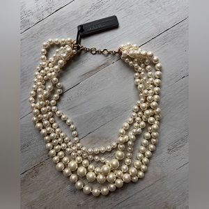 NWT Jcrew multi strand pearl necklace